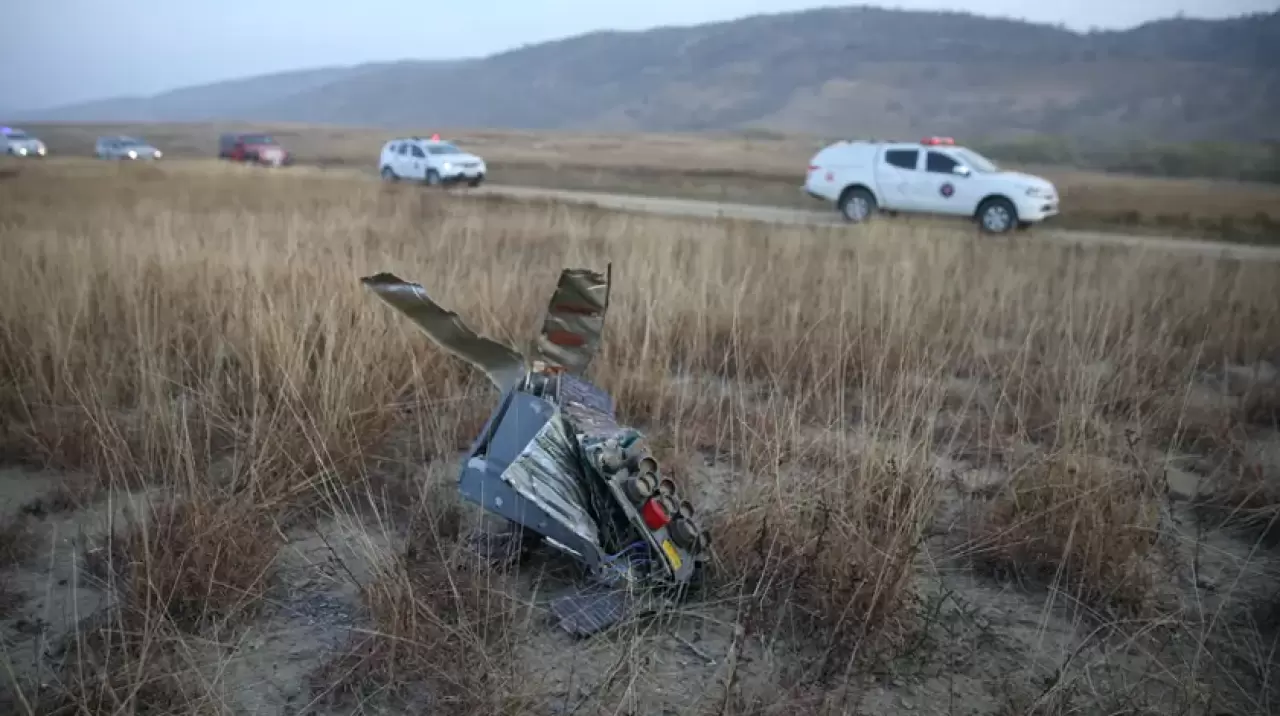 Düşen C-130 tipi kargo uçağından ilk görüntüler geldi 2