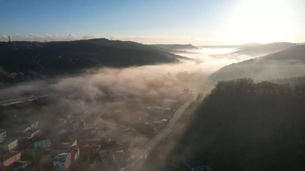 Arnavutköy Boğazköy’de sis masalı 2