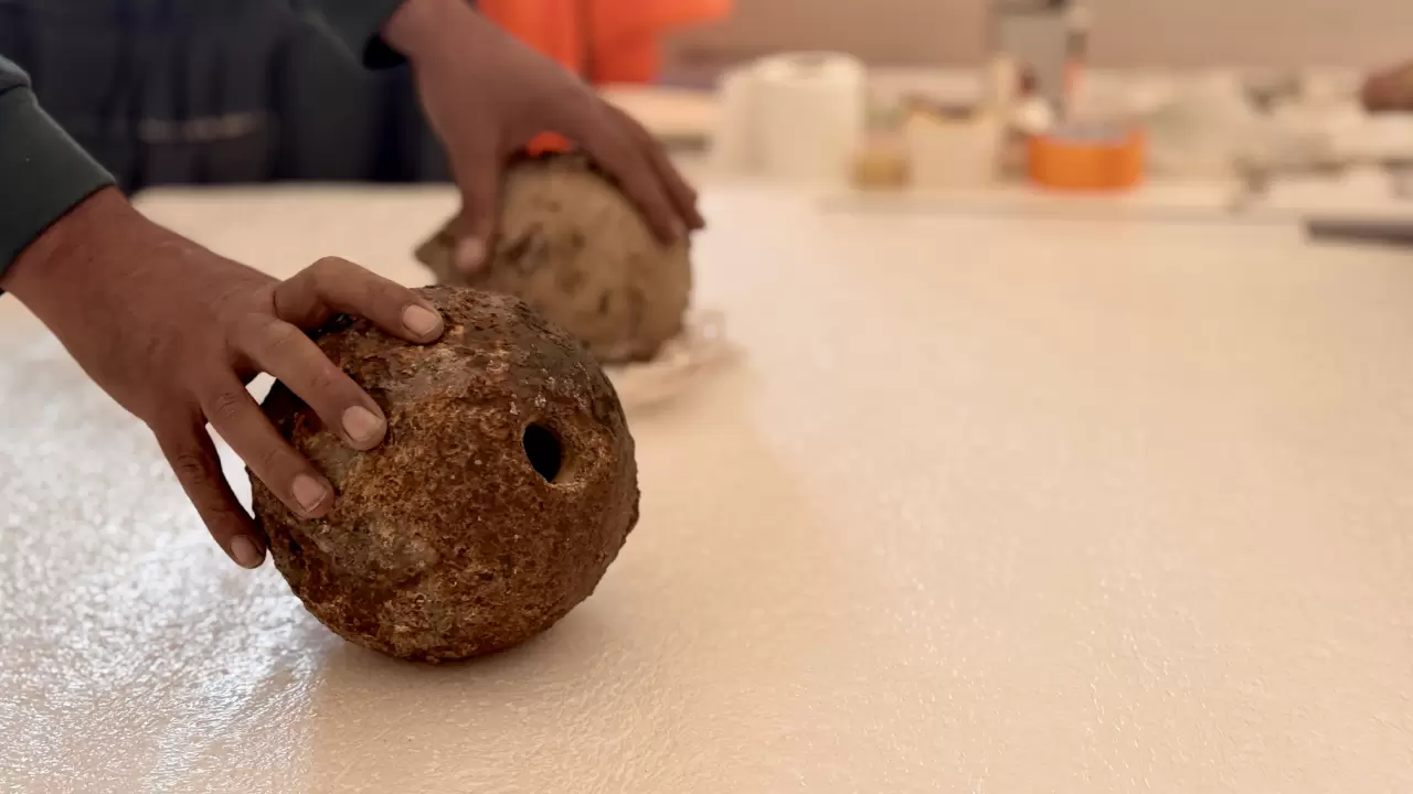 Konya'da Selçuklu kalesinin topuzları gün yüzüne çıkarıldı 2