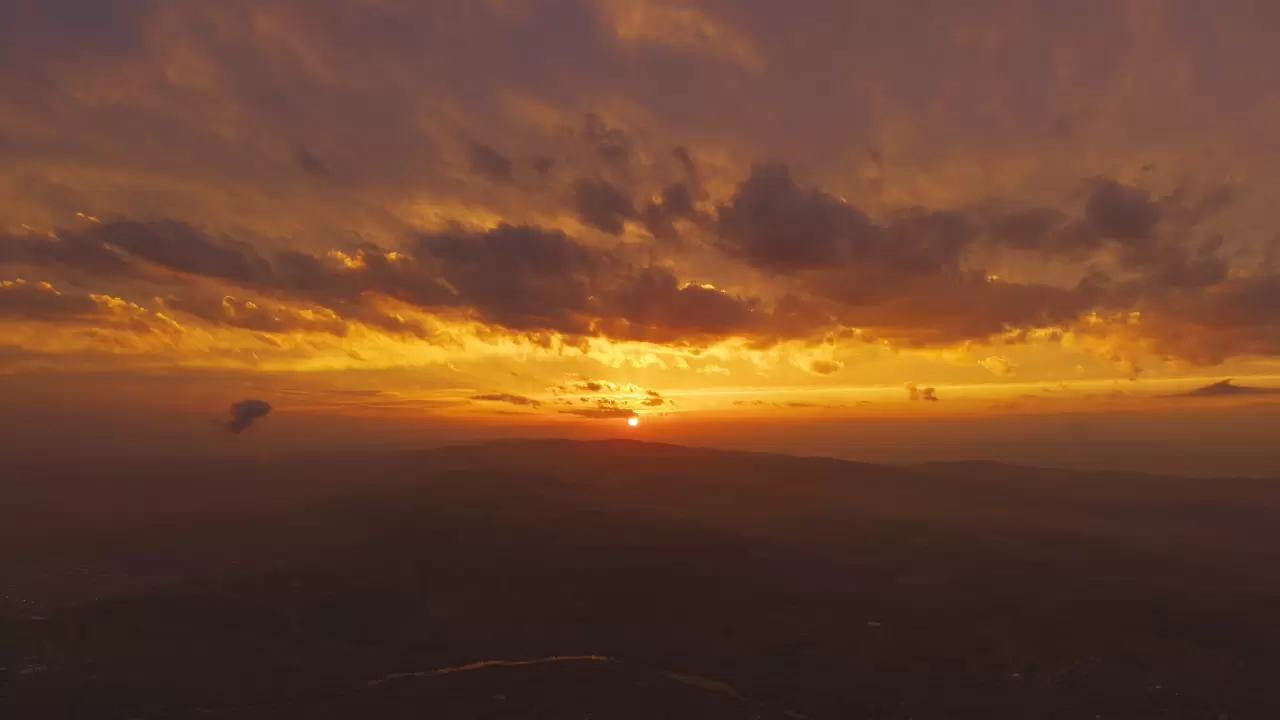 Kırıkkale'de gün batımı renk cümbüşü oluşturdu 2