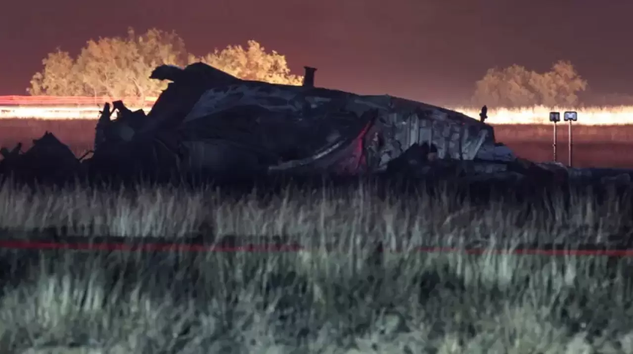 Düşen C-130 tipi kargo uçağından ilk görüntüler geldi 7