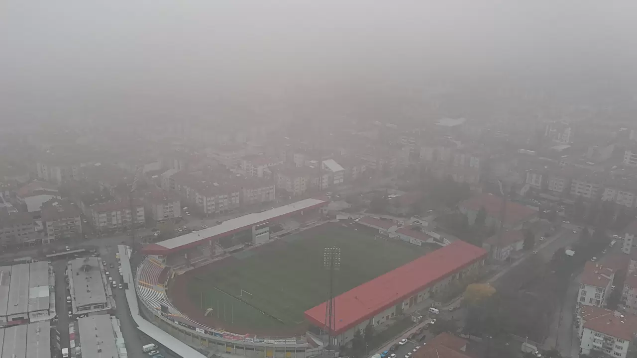 Bolu’da sis etkili oluyor! 5