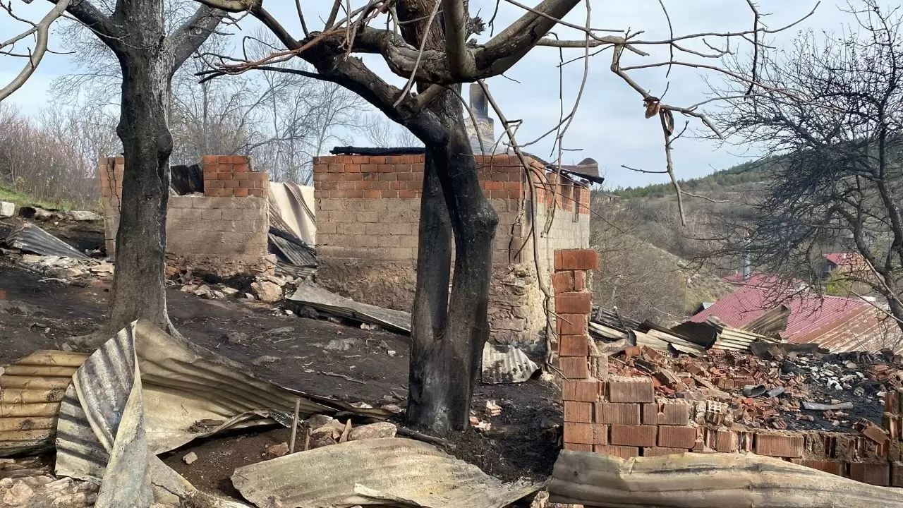 Alevlere teslim olan evde yanarak hayatını kaybetti 1