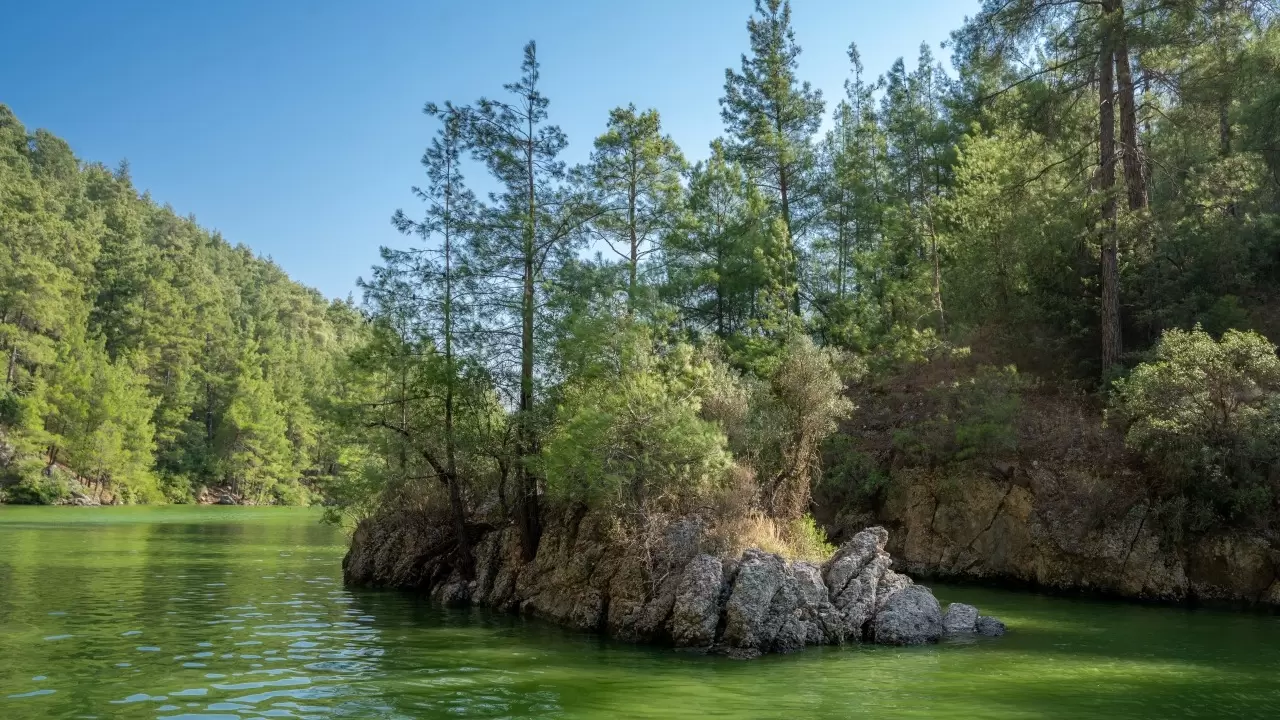 Doğaseverler Karacaören 2 Baraj Gölü'nü tekneyle geziyor 10