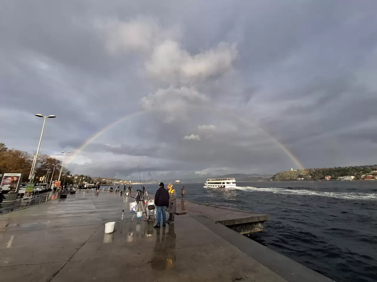 İstanbul Boğazı’nda gökkuşağı sürprizi 6