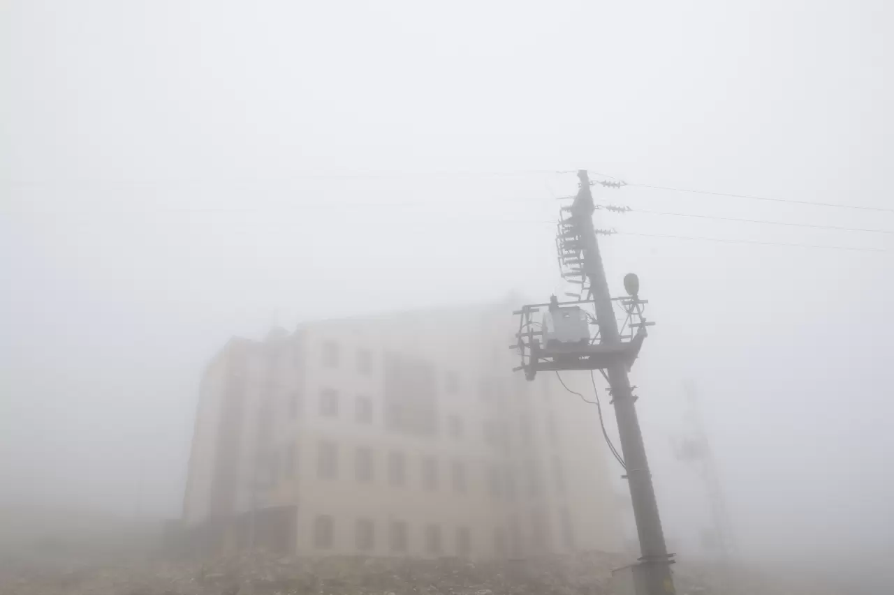 Ladik Akdağ Kayak Merkezi sisle kaplandı 3