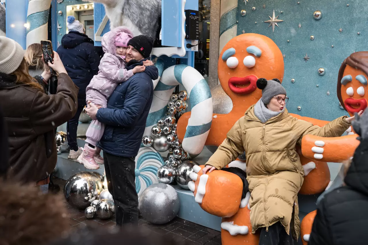 Kiev’e kışın ilk karı düştü: Savaş gölgesinde beyaz örtü 5