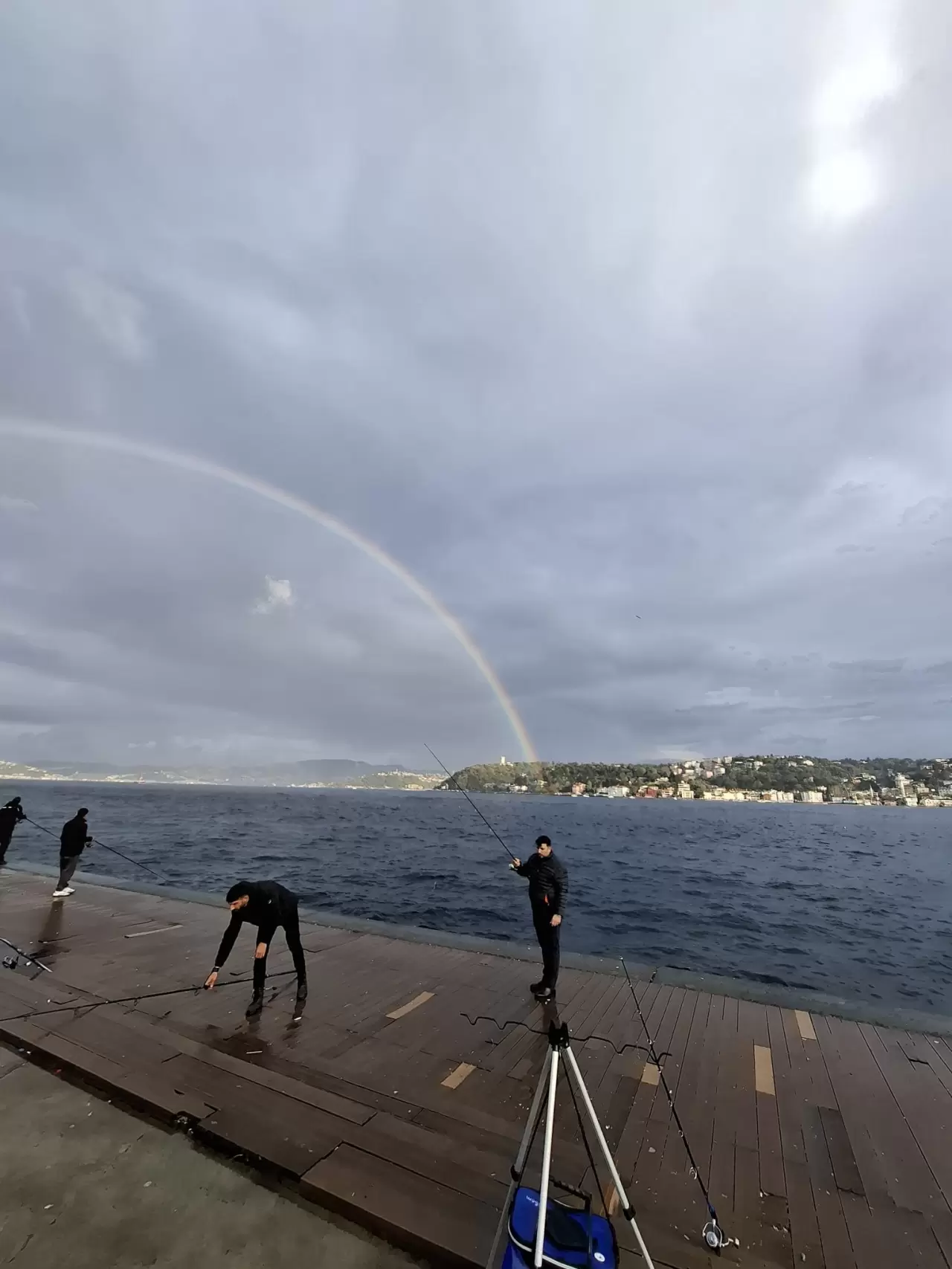 İstanbul Boğazı’nda gökkuşağı sürprizi 5