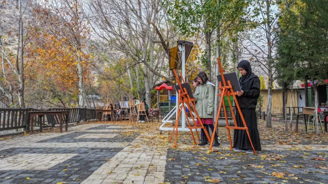 Diyarbakır'da öğrenciler tarihi ve doğayı tuvale taşıyor! 7