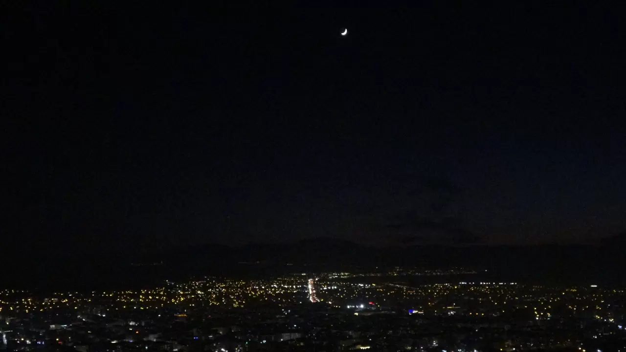 Van semalarında yılın son hilal manzarası 5