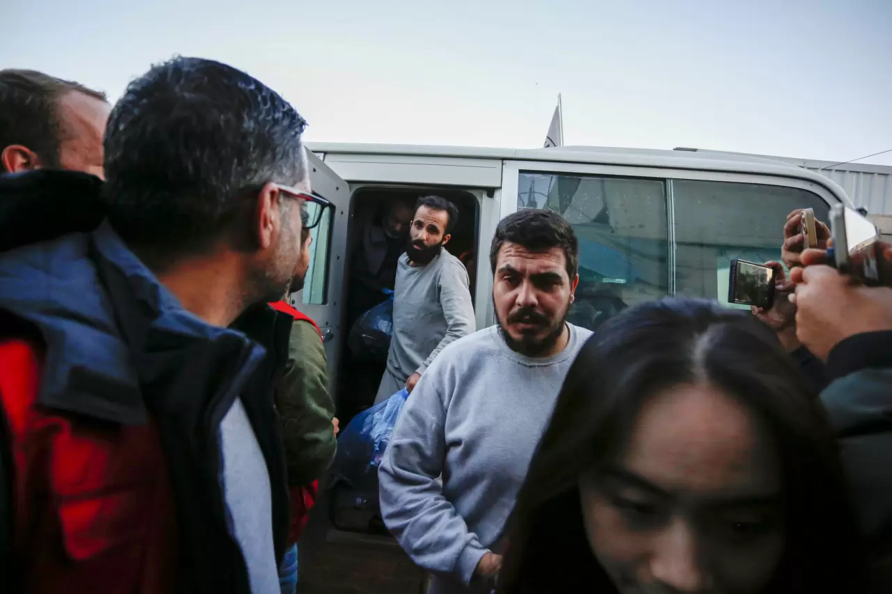 Gazze’de tutuklanan 6 Filistinli özgürlüğüne kavuştu 2