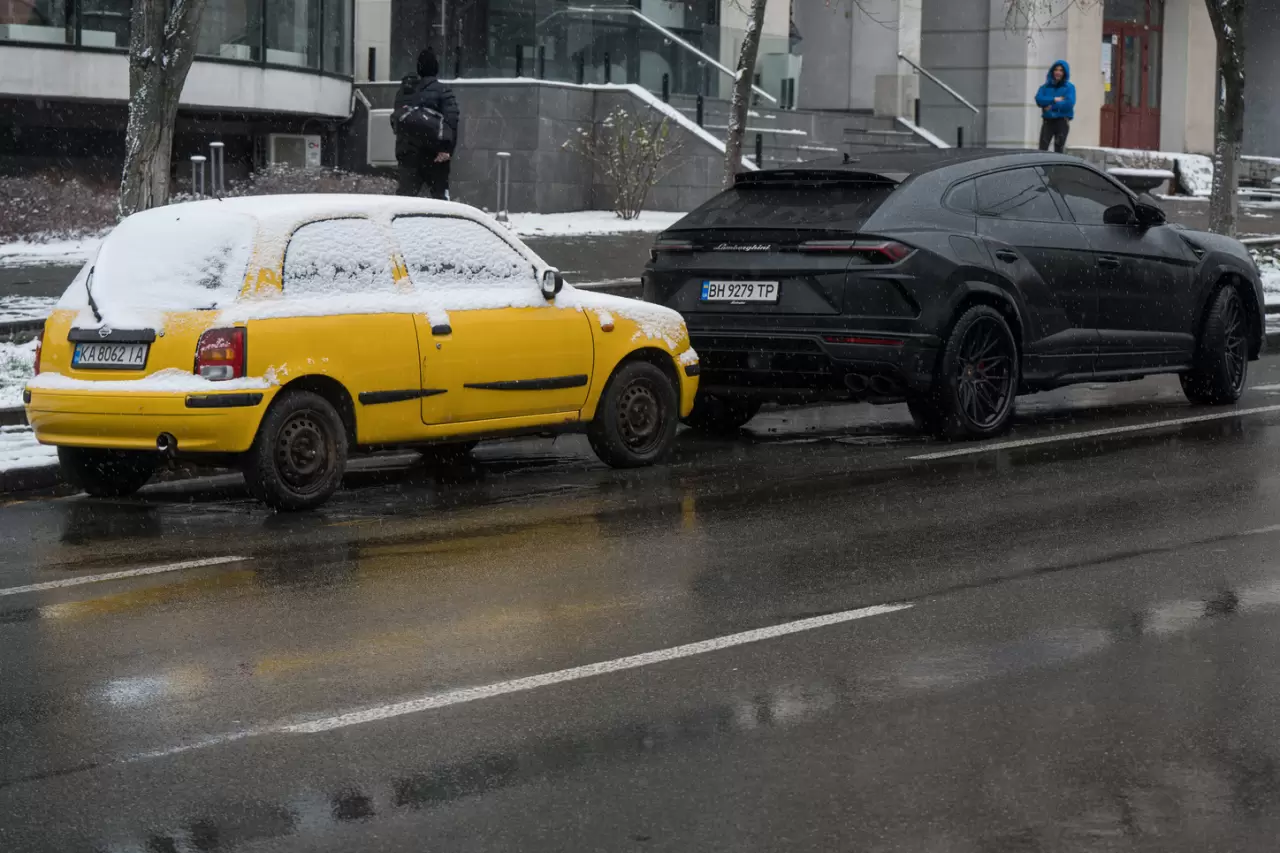 Kiev’e kışın ilk karı düştü: Savaş gölgesinde beyaz örtü 4