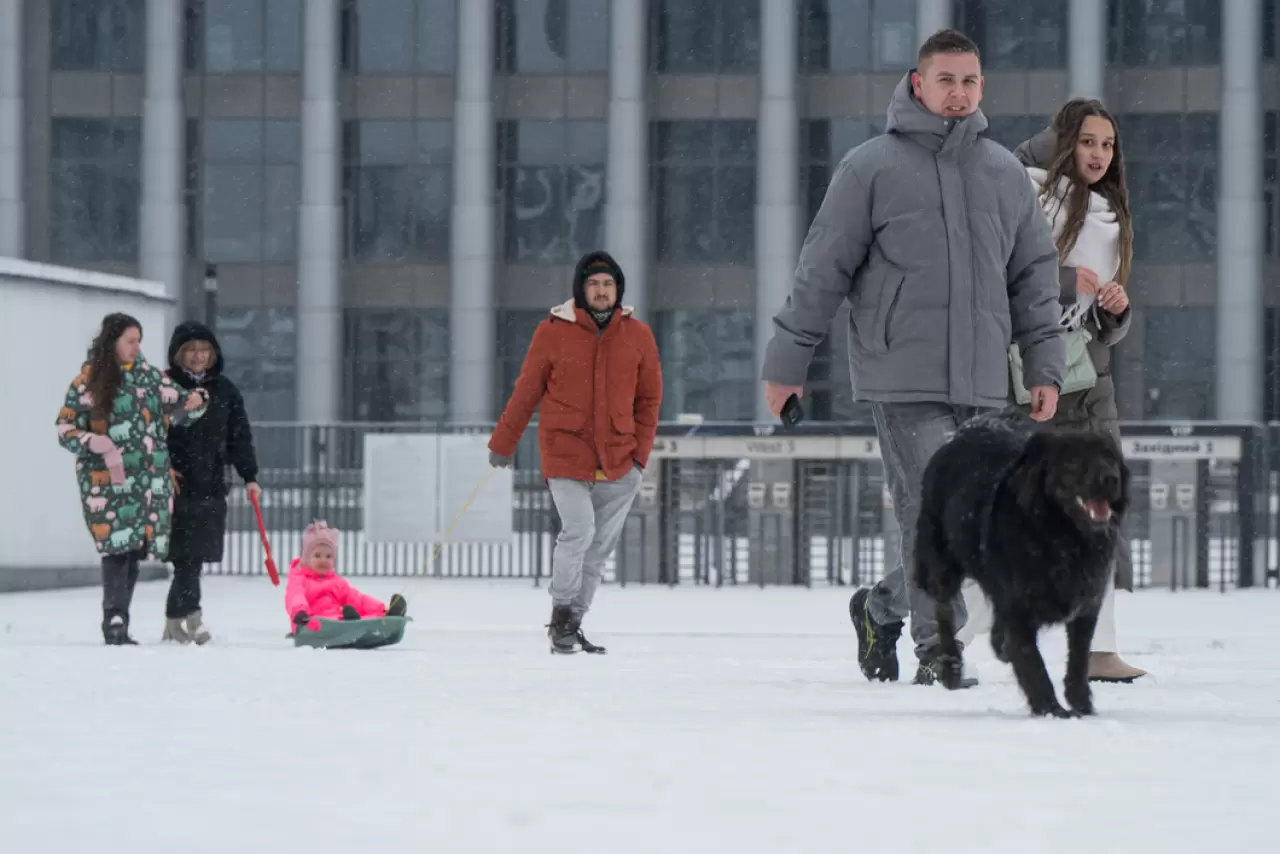 Kiev’e kışın ilk karı düştü: Savaş gölgesinde beyaz örtü 3