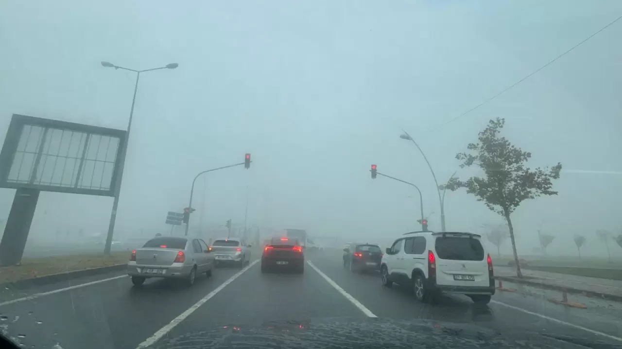 Diyarbakır’da sis etkili! Görüş mesafesi düştü 2