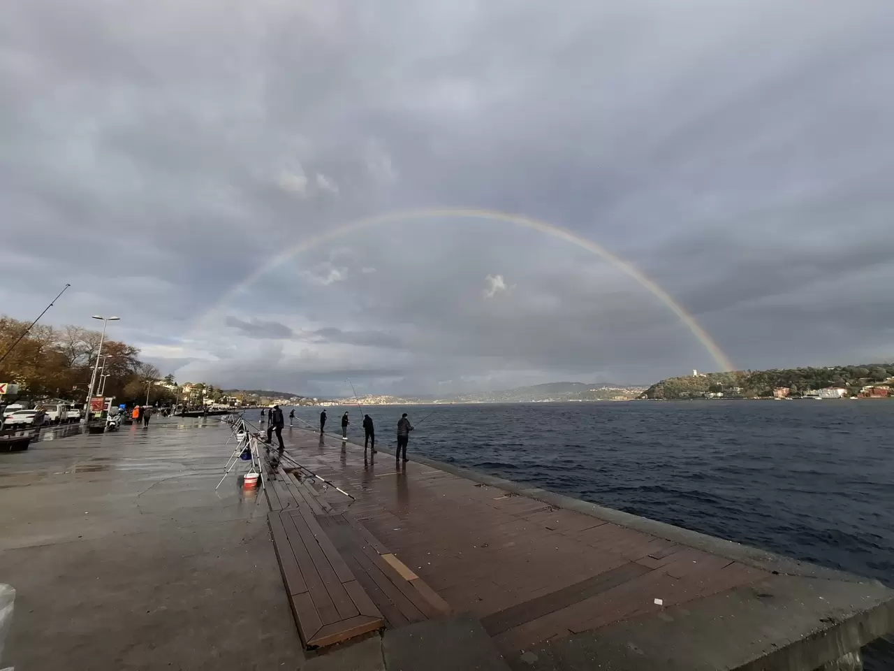 İstanbul Boğazı’nda gökkuşağı sürprizi 4