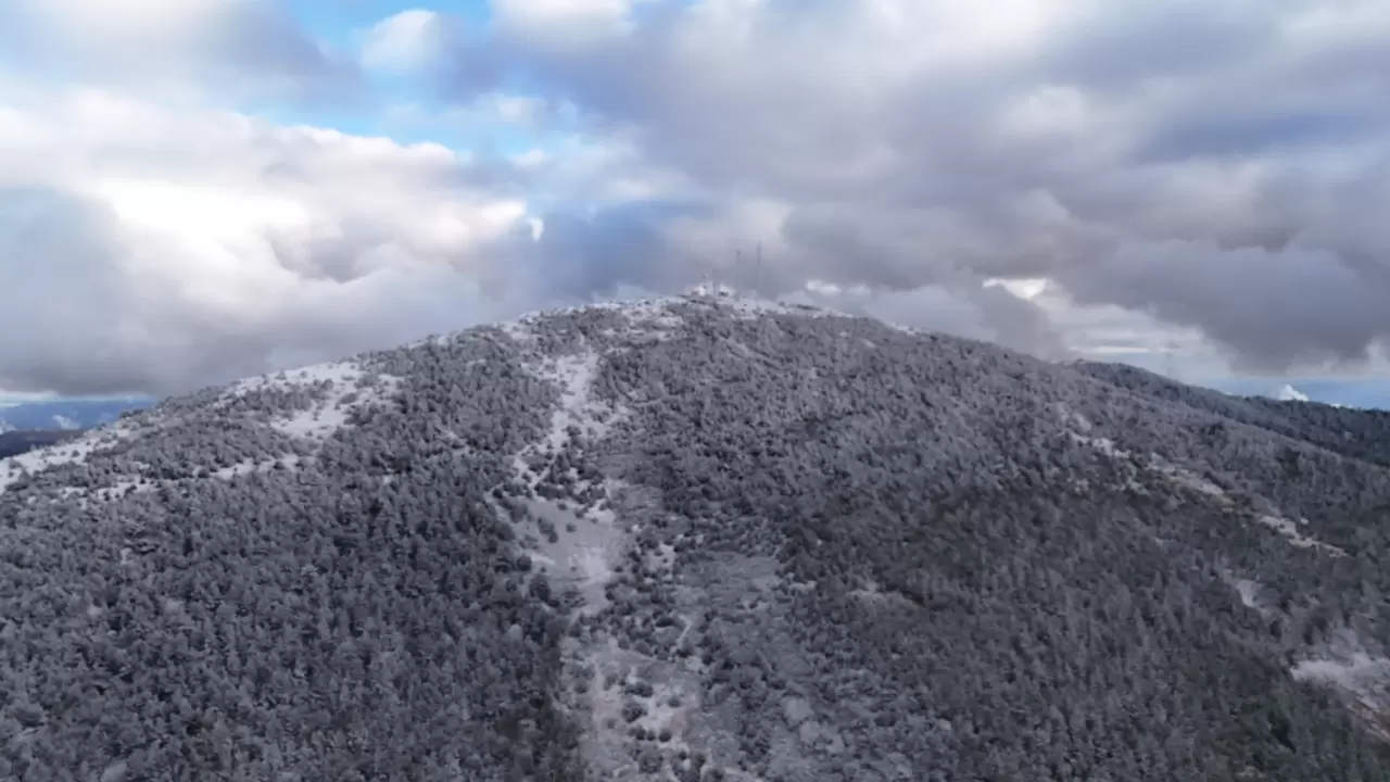 Samsun'un Dürtmen Dağı beyaza büründü 4