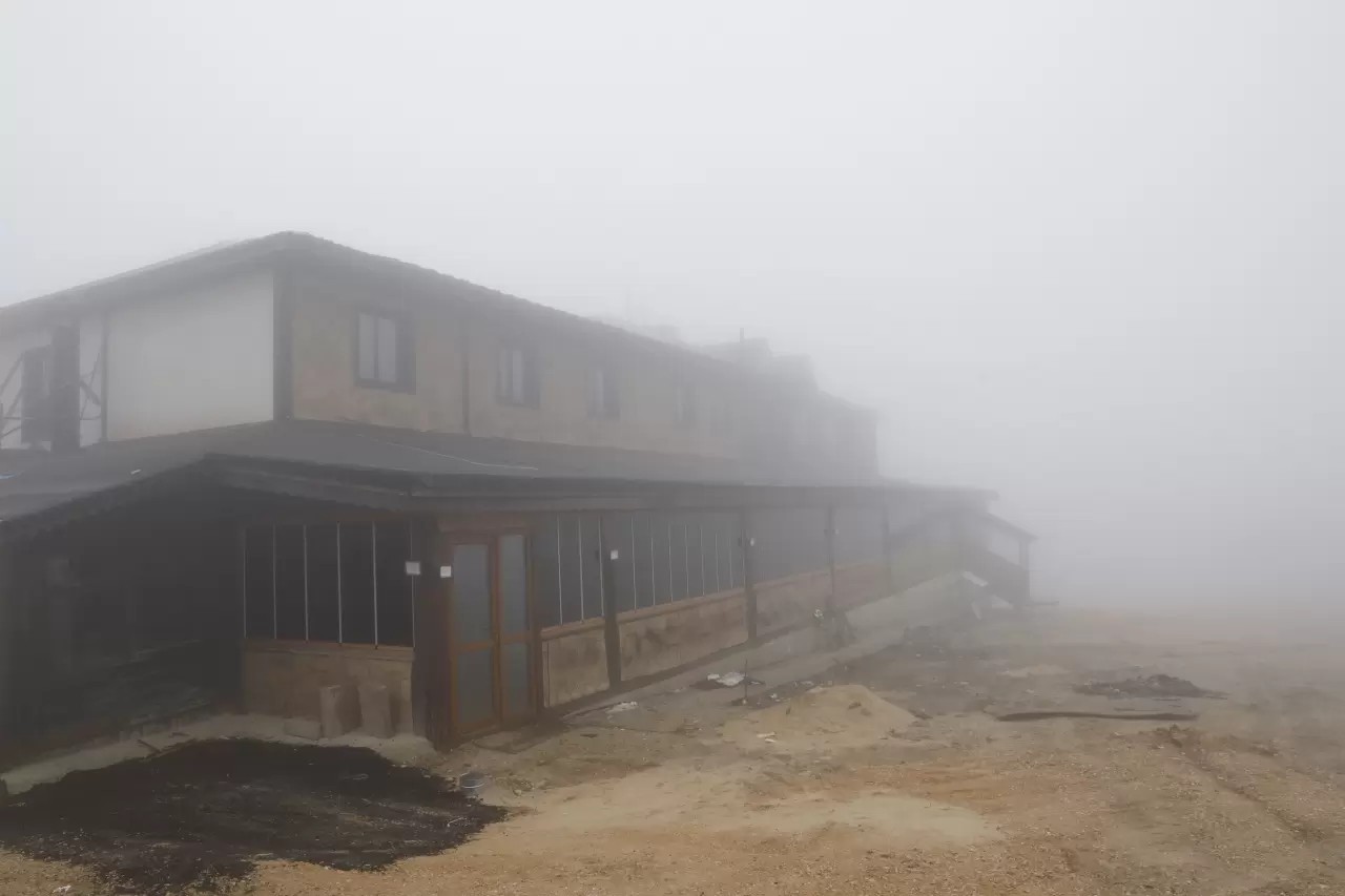 Ladik Akdağ Kayak Merkezi sisle kaplandı 2