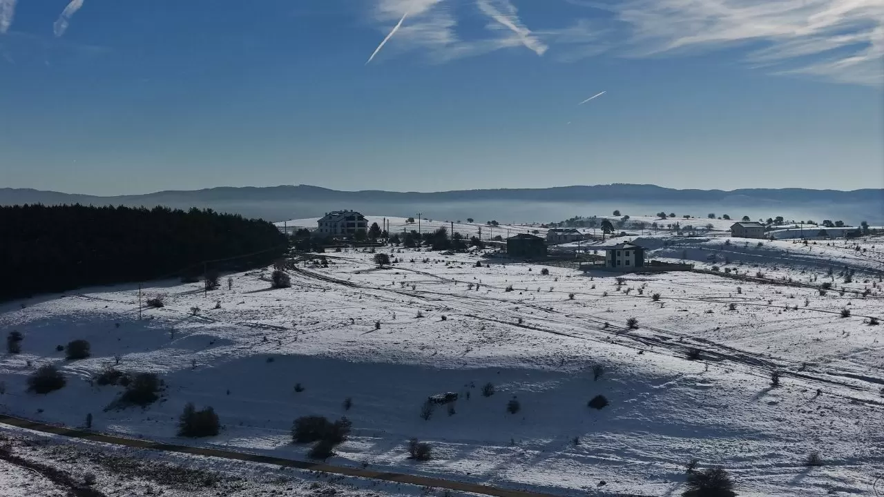 Kar sonrası güneş sürprizi! Bolu Gerede’de kartpostallık görüntüler 5