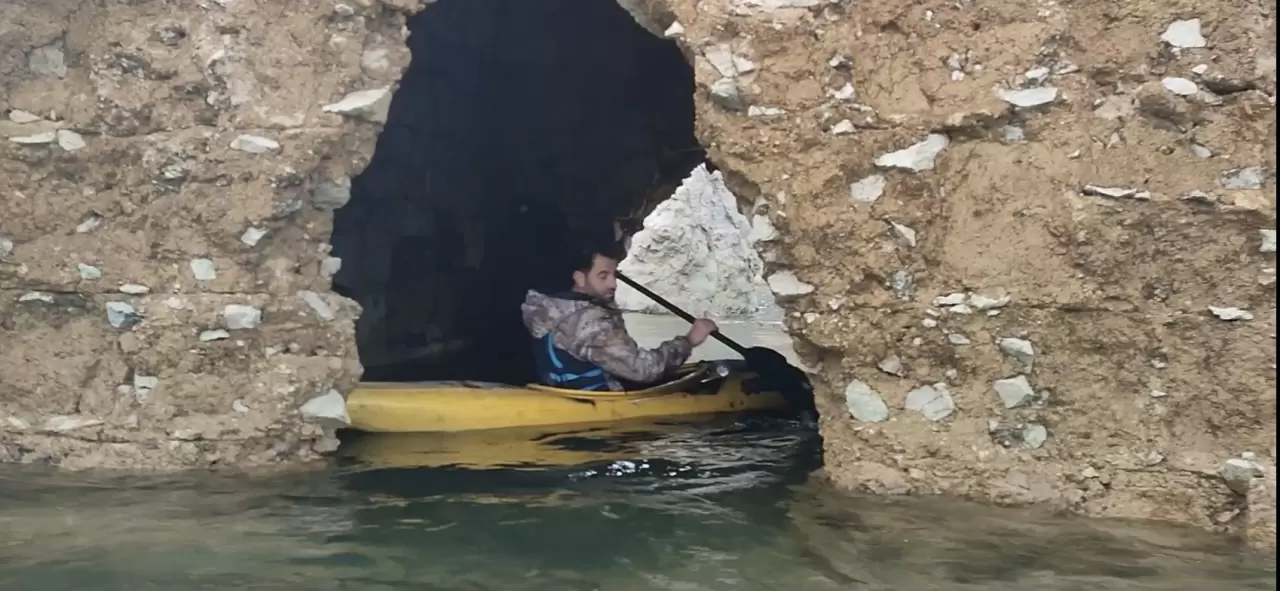Yusufeli Barajı'nda kanoyla kale gezisi! 2