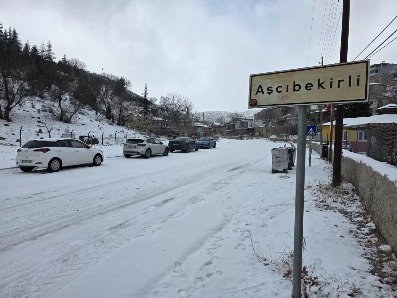 Adana'nın Pozantı ilçesinde muhteşem kar manzarası 1