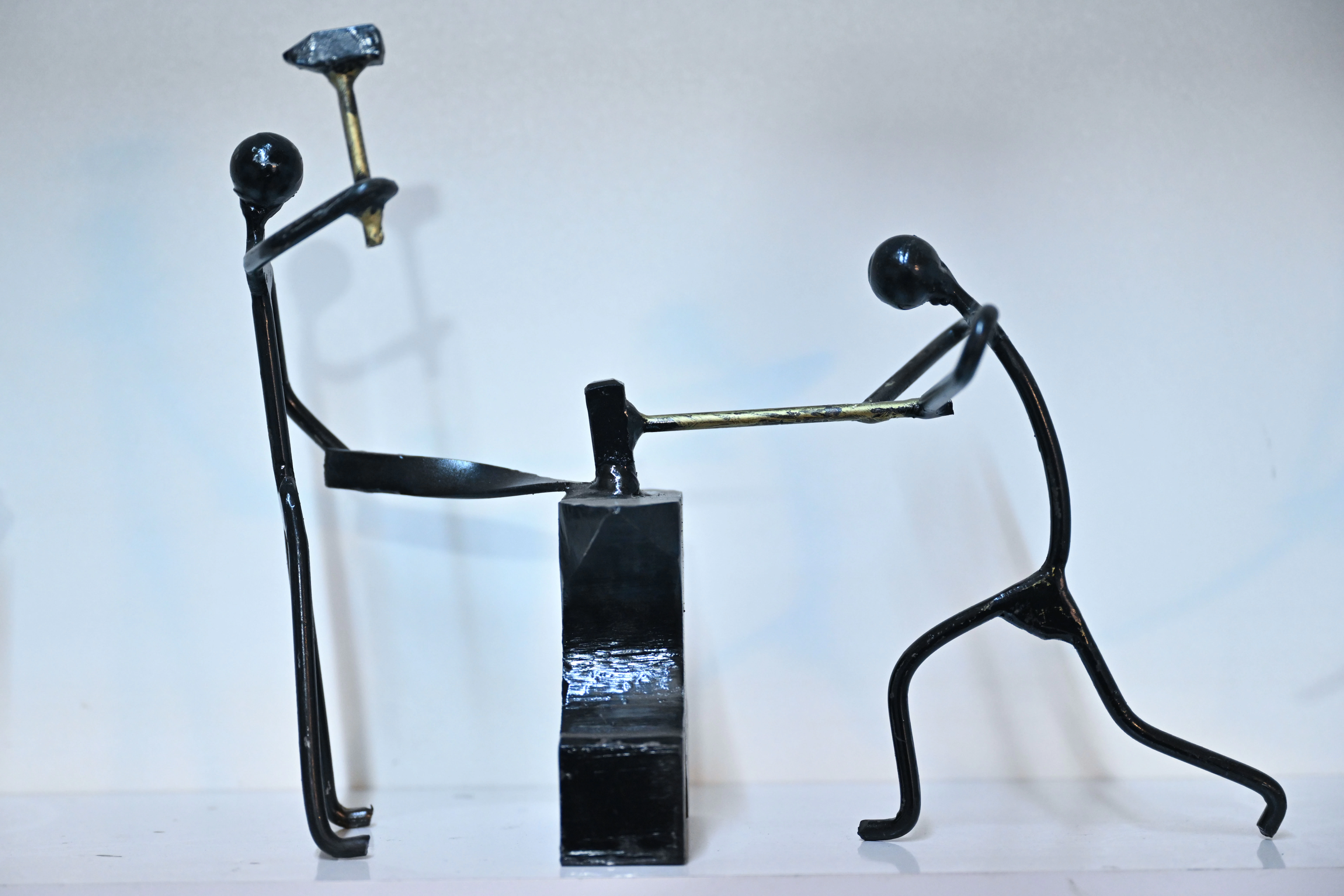 Demir ustası işini sanata dönüştürdü 3