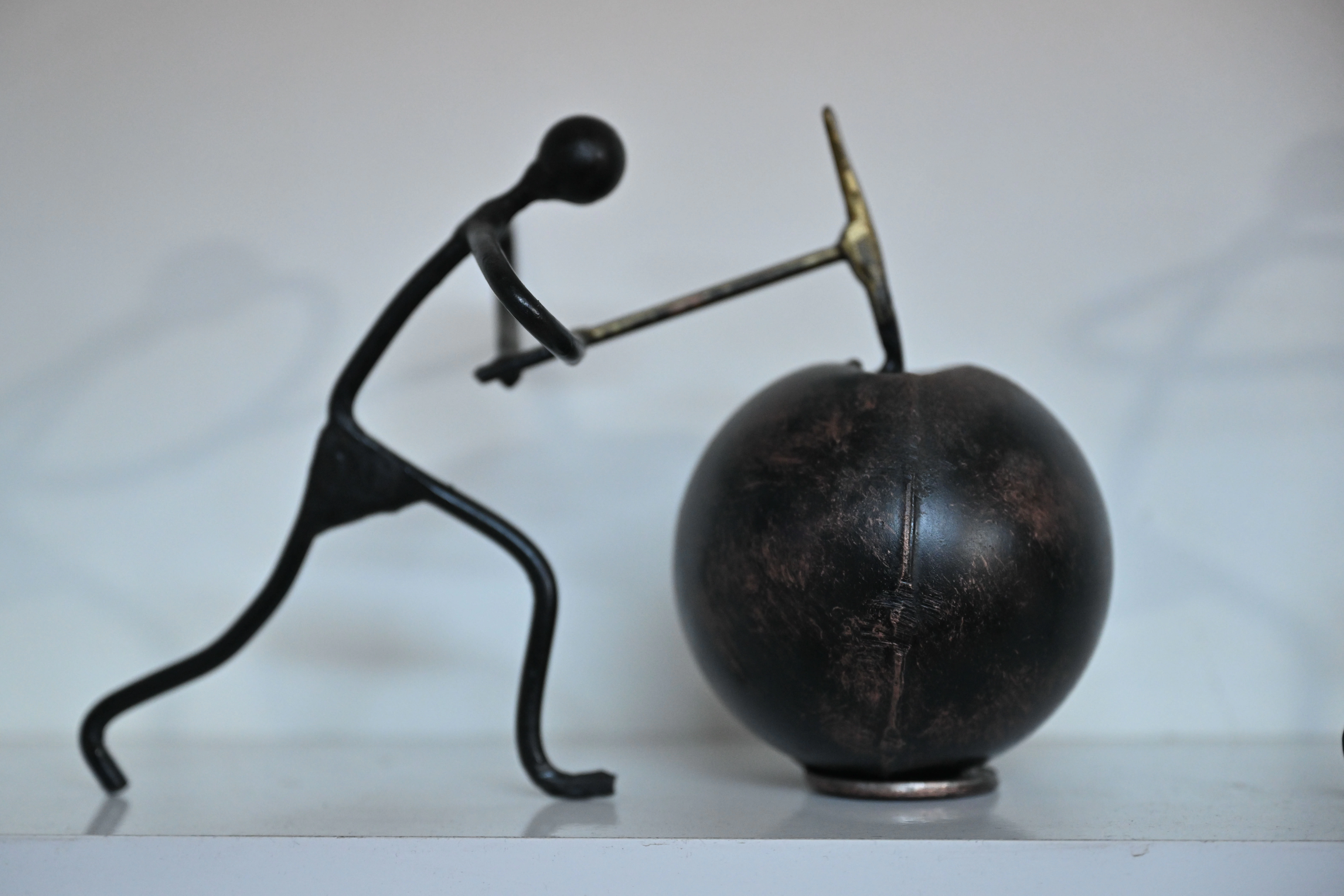 Demir ustası işini sanata dönüştürdü 4