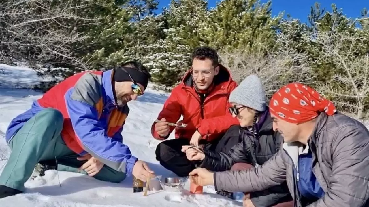 Kırşehirli dağcılar Kervansaray Dağı'na tırmandı 6