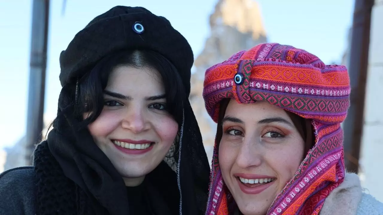 Kapadokya’da kış harikası! Balon turlarıyla görülmesi gereken büyüleyici manzaralar 6