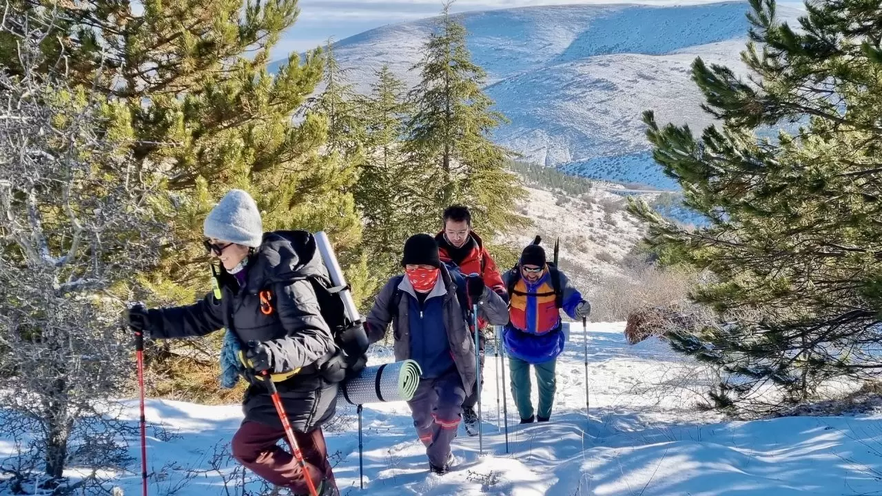 Kırşehirli dağcılar Kervansaray Dağı'na tırmandı 1