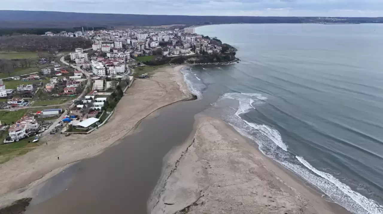 Mert Gölü denizle buluştu 1