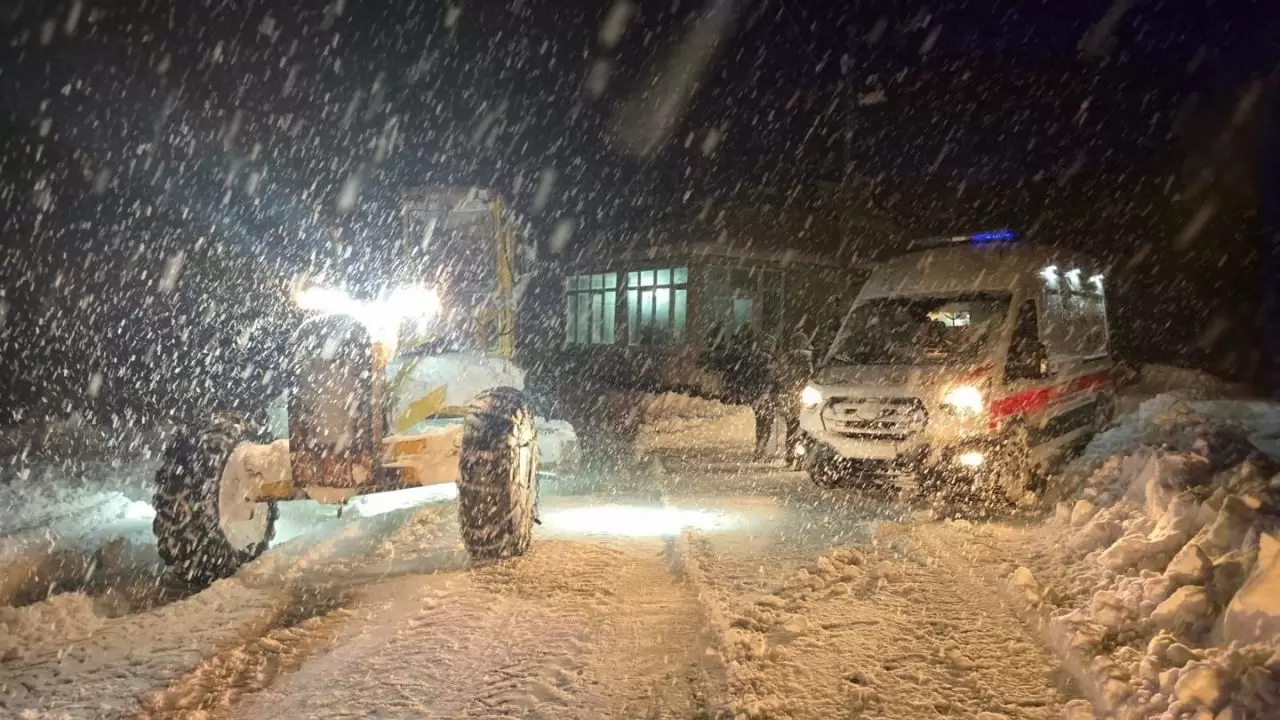 Van beyaza büründü: Kar 1,5 metreyi aştı, hayat durma noktasında 8