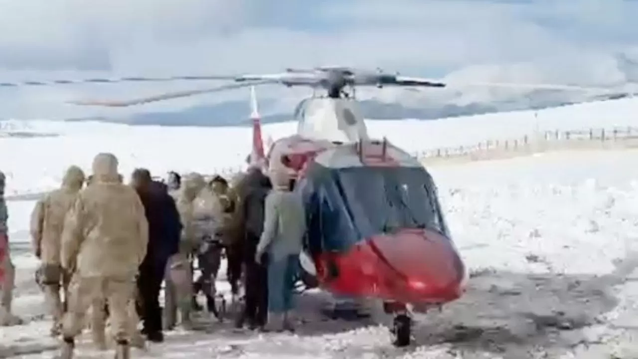 Varto’da kritik müdahale: Yoğun kış şartlarına rağmen yenidoğan bebek için seferberlik 2