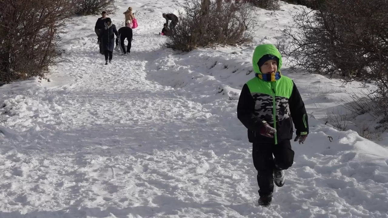 Bulutların üzerinde beyaz yolculuk: Kırıkkale'de kışın tadı Dinek Dağı'nda çıkıyor 8