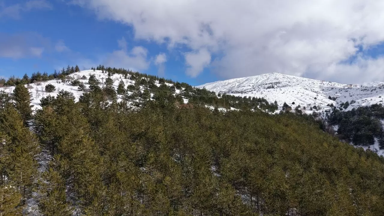 Bulutların üzerinde beyaz yolculuk: Kırıkkale'de kışın tadı Dinek Dağı'nda çıkıyor 7