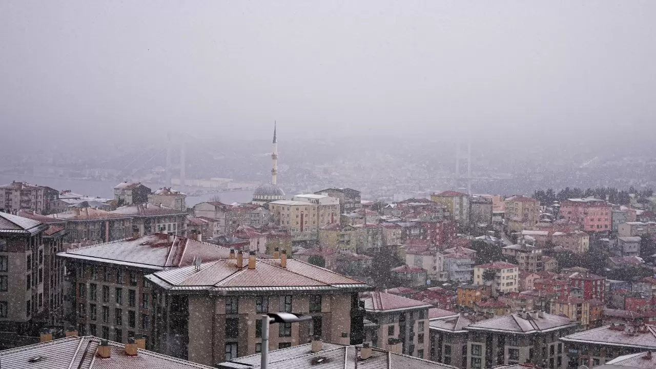Kentin yüksek kesimlerinde kar, bazı ilçelerde sulu kar 3