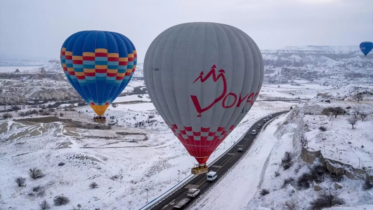 Kapadokya karlar altında da büyüleyici! 6