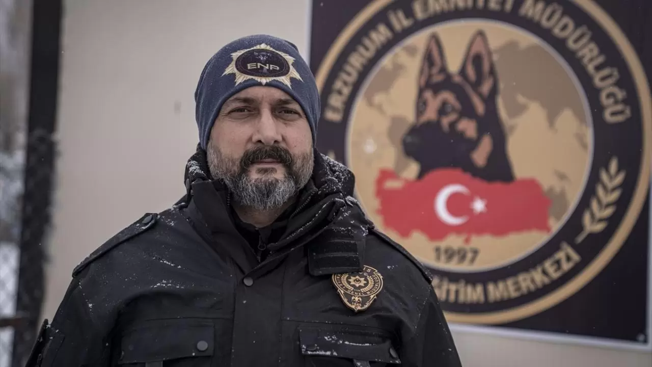 Erzurum'da polis köpekleri için yüksek irtifa eğitim üssü kuruldu 4