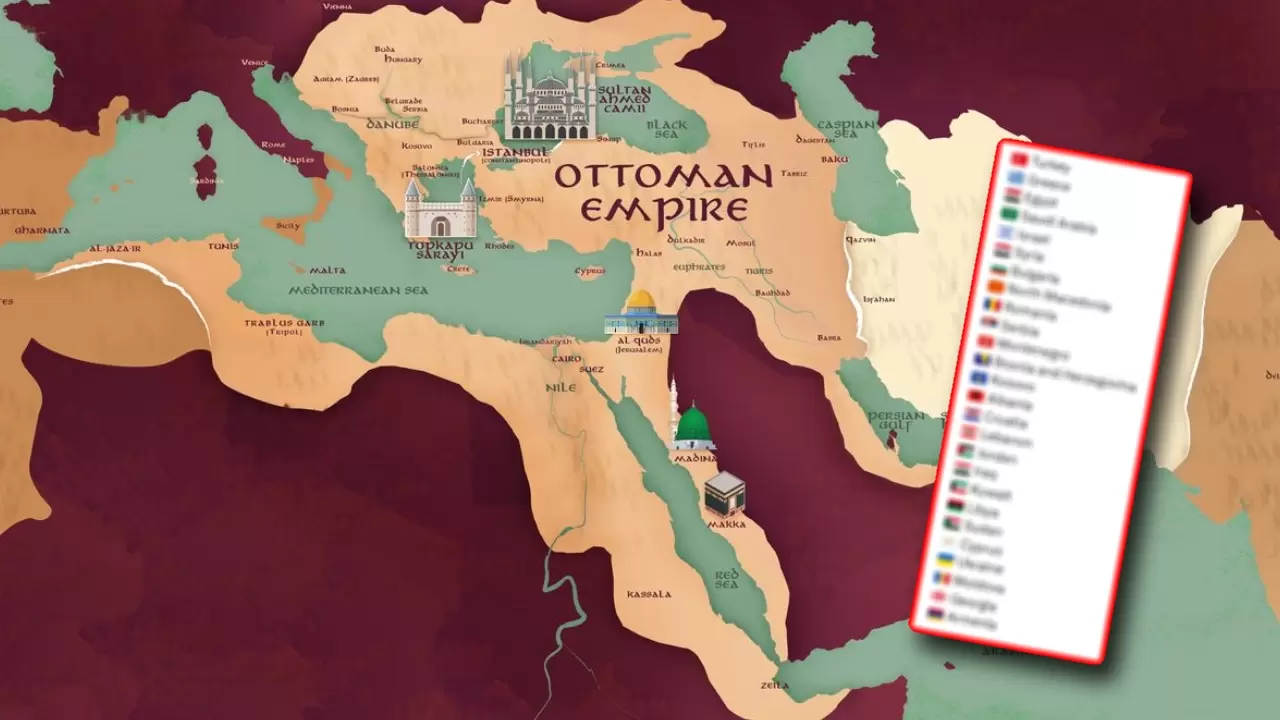 Osmanlı Devleti’nin sınırlarından doğan 26 ülke! Türk vatandaşları turist olarak gidiyor 1