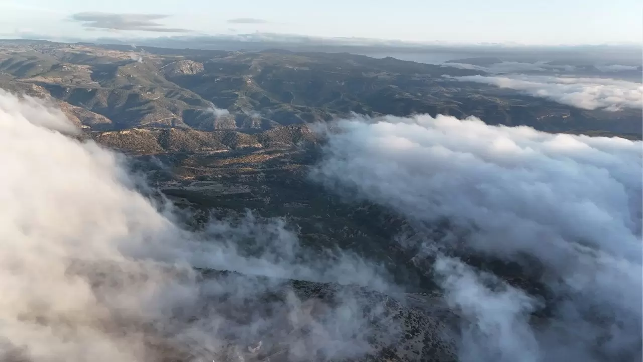 Toros Dağları’nın eteklerinde 'sis denizi' 10