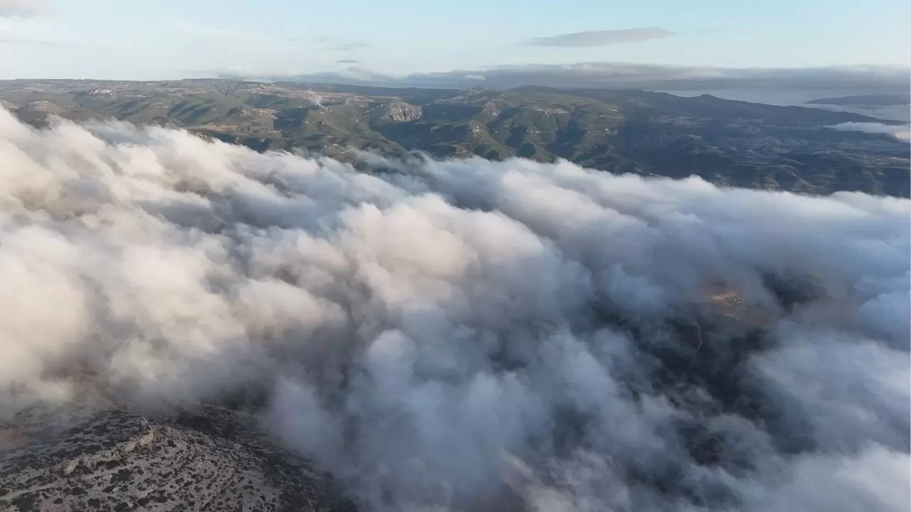 Toros Dağları’nın eteklerinde 'sis denizi' 5
