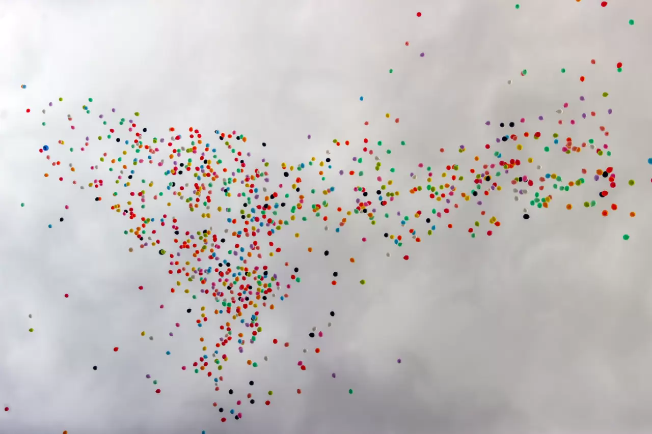 Konya'da 5 yaşındaki Ali Hamza için gökyüzüne anlamlı balon havalandı 1