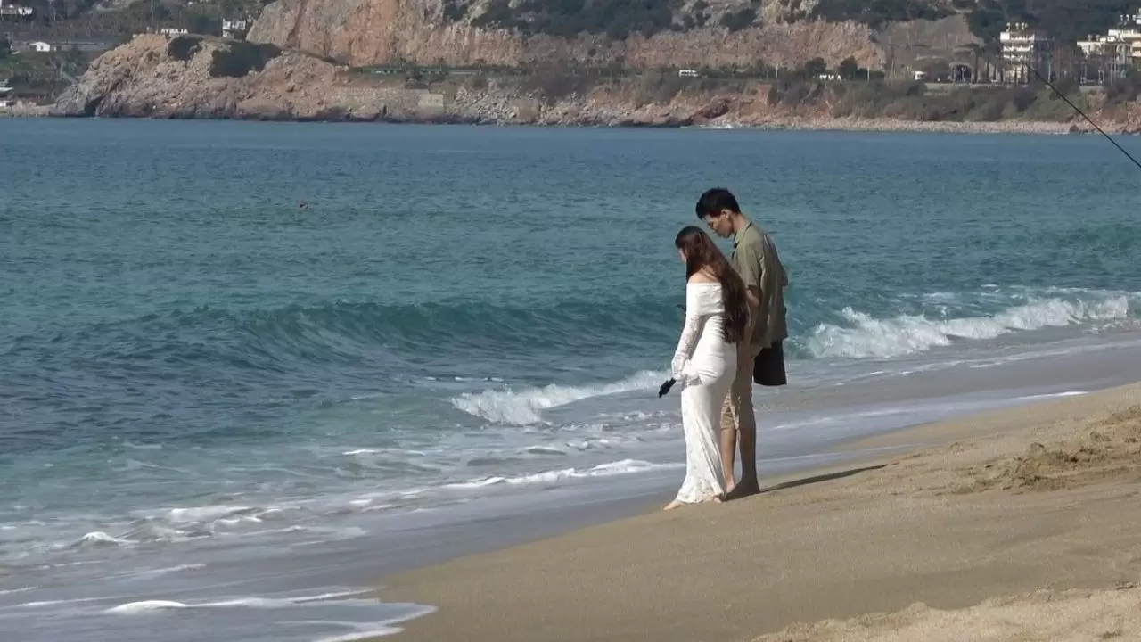 Hem yüzdüler hem balık tuttular 3