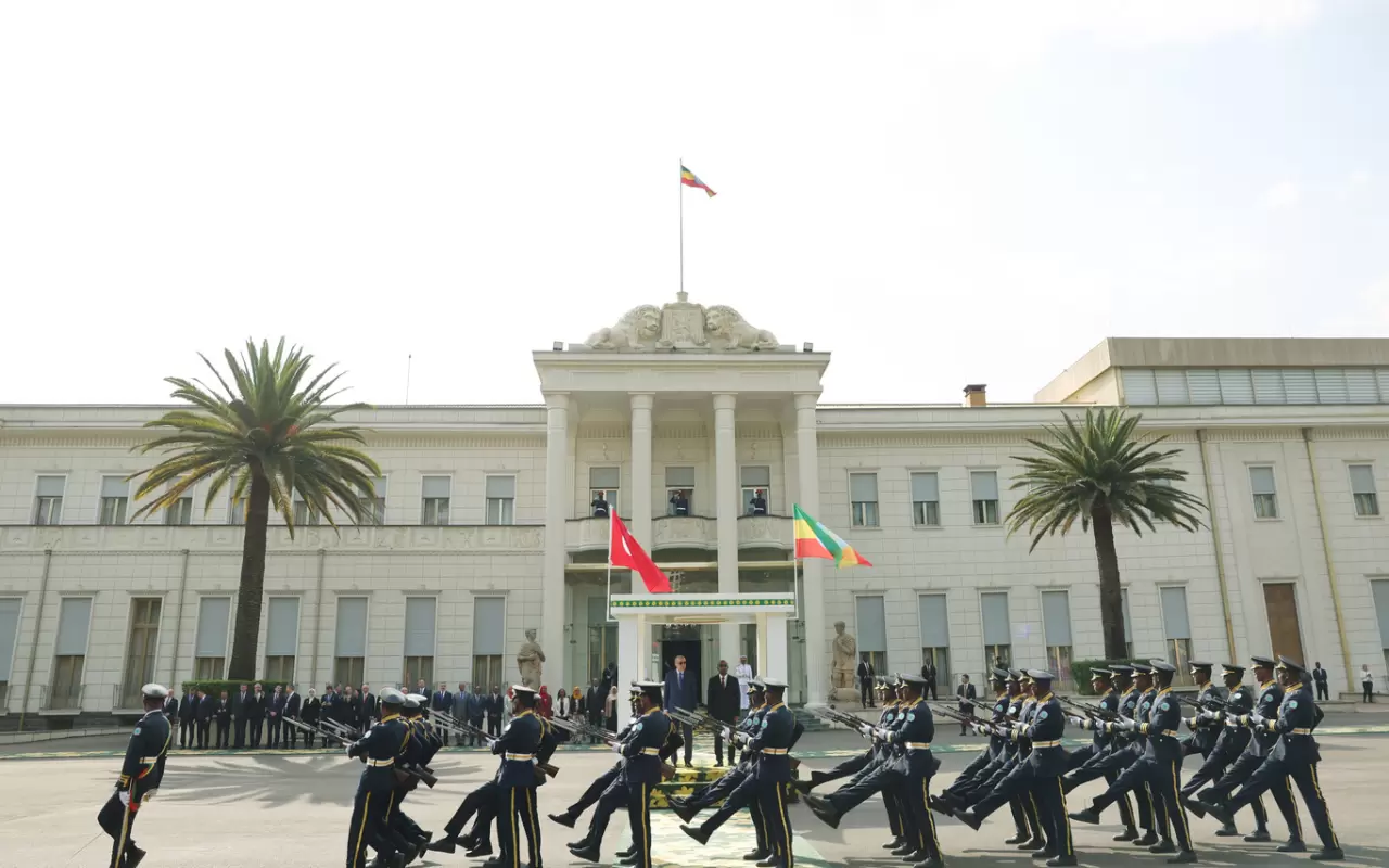 Cumhurbaşkanı Erdoğan, Etiyopya'da resmi törenle karşılandı 2