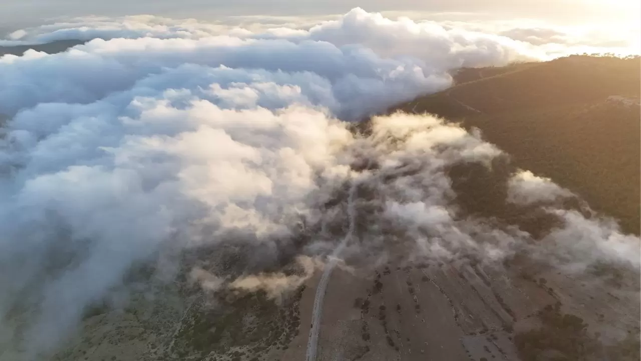 Toros Dağları’nın eteklerinde 'sis denizi' 8