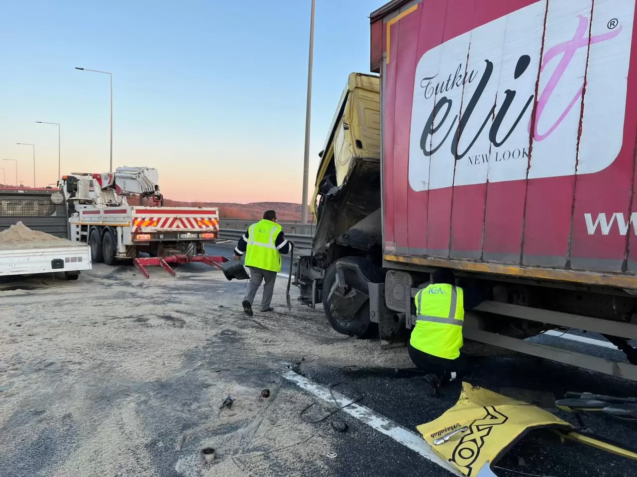 Edirne istikametinde trafik kilitlendi! 2