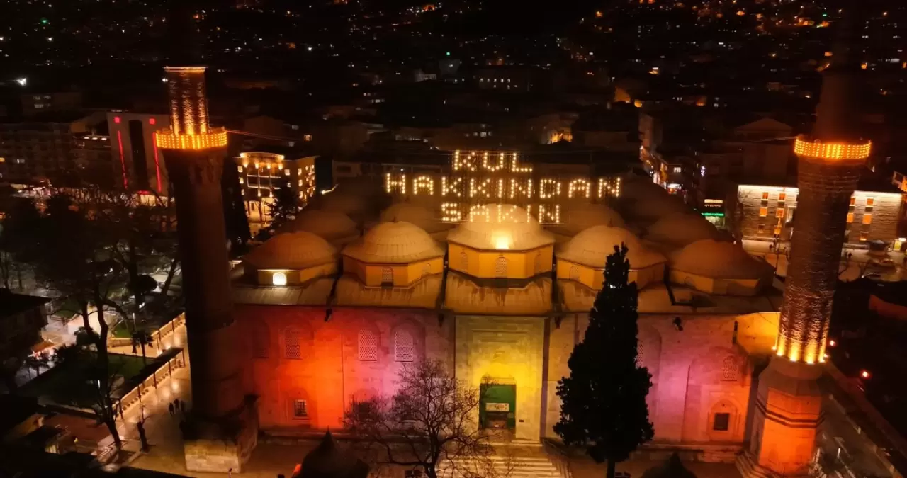 Asırlık gelenek yeniden Bursa semalarında! "Kul hakkından sakın" 1