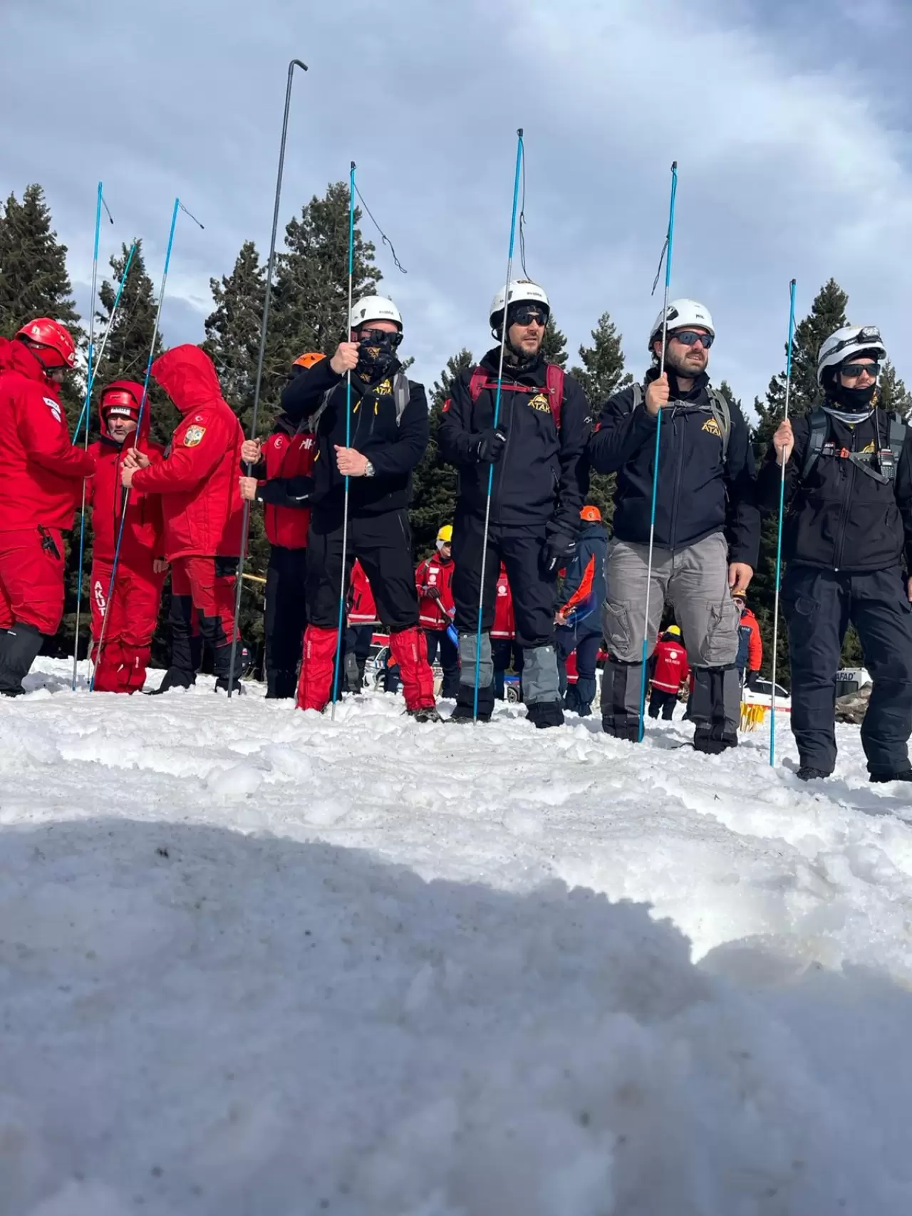 Çığ tatbikatı Giresun'da hayata geçirildi! Ekipler 3 çoban ve 50 hayvanı kurtardı 3