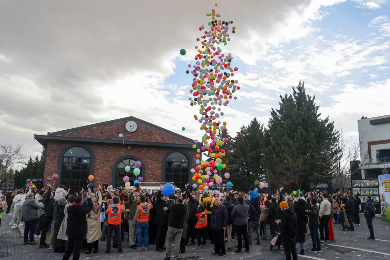 Konya'da 5 yaşındaki Ali Hamza için gökyüzüne anlamlı balon havalandı 2