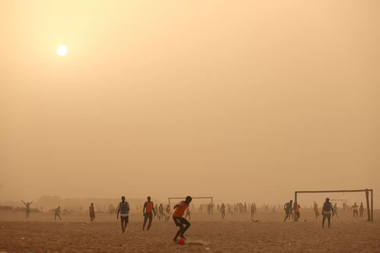 Sahra'dan gelen toz bulutu Senegal'i etkisi altına aldı 2
