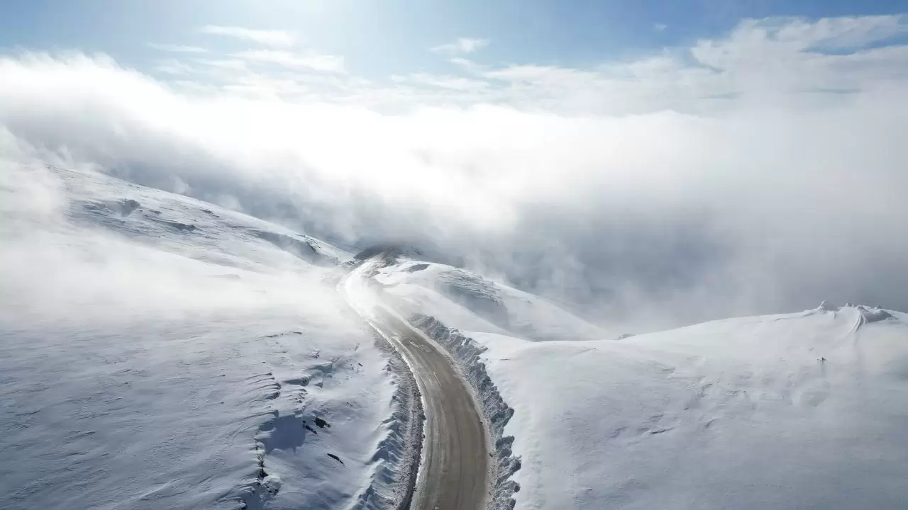 Köy yollarında kar mesaisi sürüyor 4